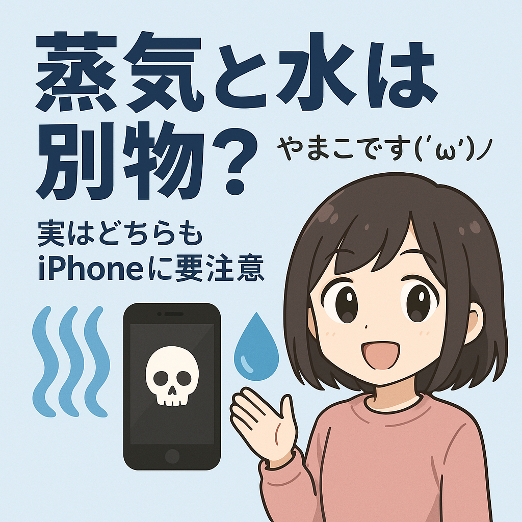 【第75回】蒸気と水は別物？iPhoneが故障する境界線